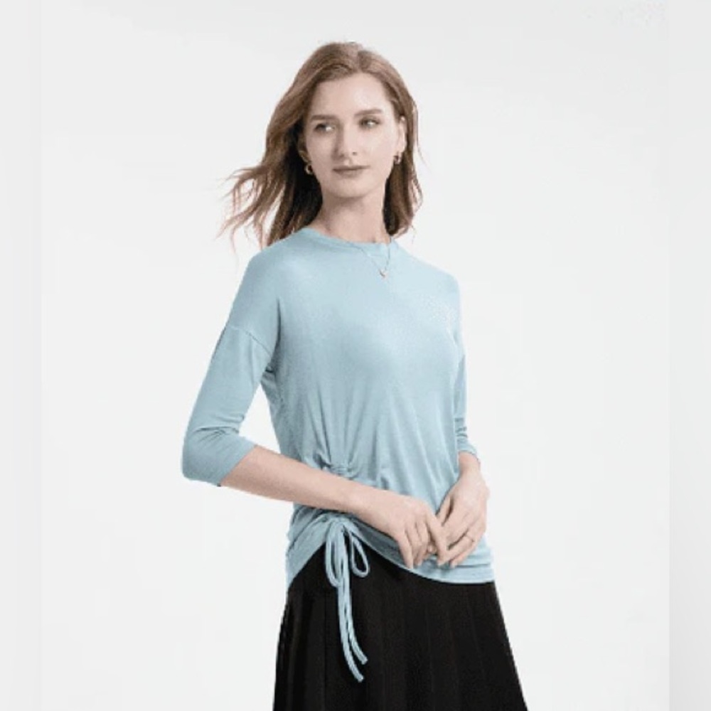 AS Collection Ruched Drawstring Tee Bundle - Picture 10 of 13